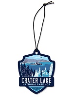 Pumpernickle Wooden Ornament Crater Lake 63 Illustrated